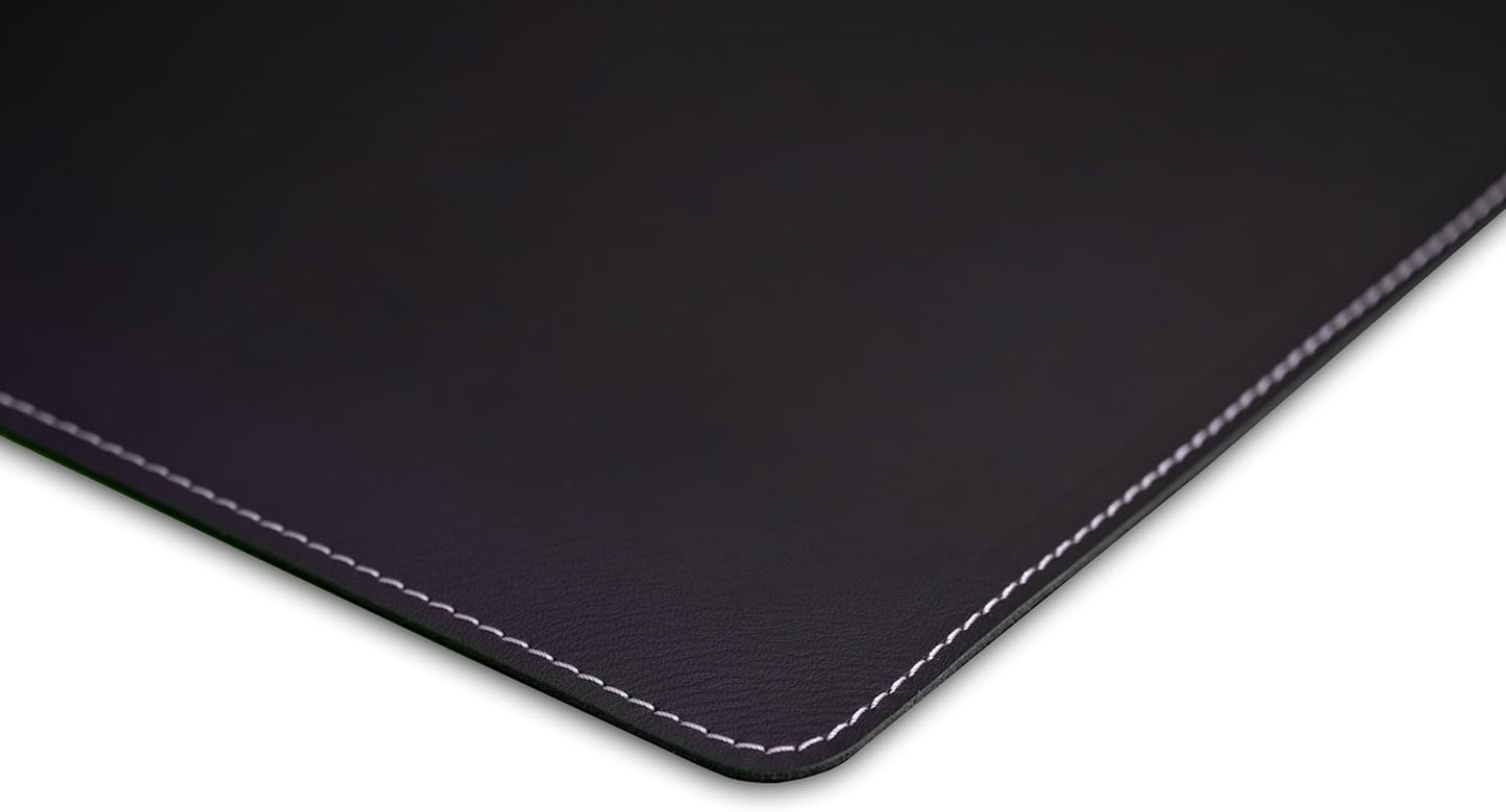 Trim Style – Mauspad Echtleder 32×27 cm – mit Ziernaht & rutschfester Unterseite – Made in Germany