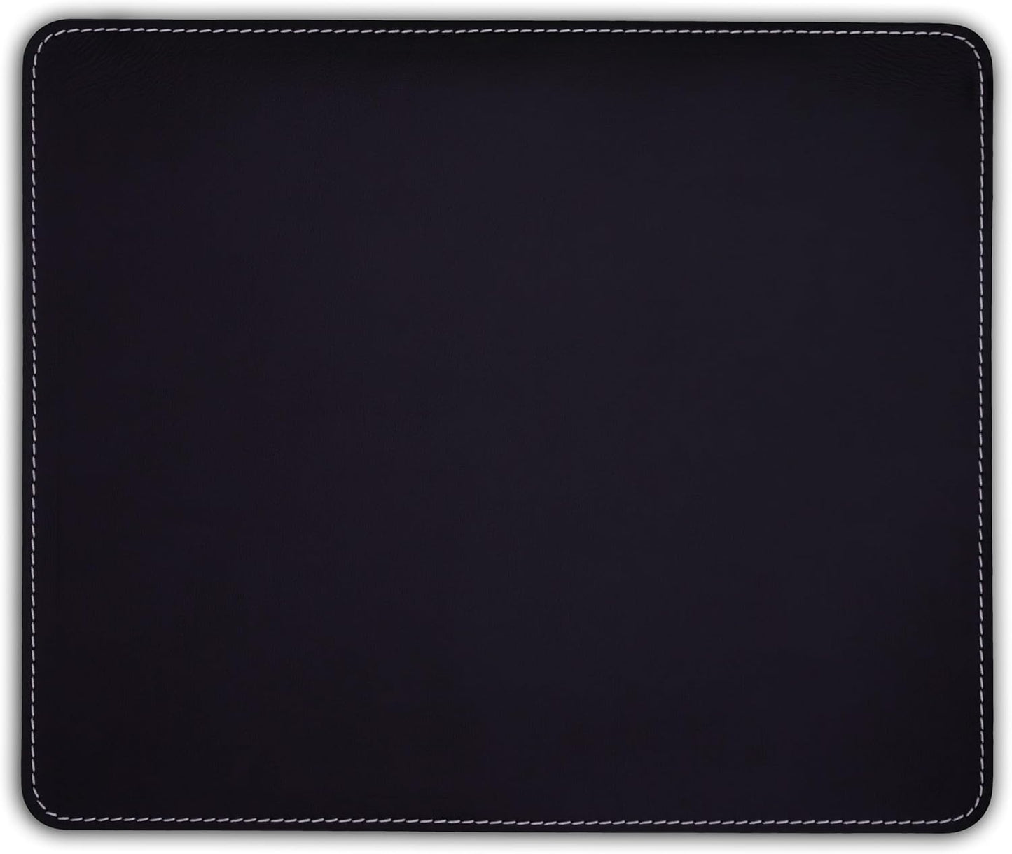 Trim Style – Mauspad Echtleder 32×27 cm – mit Ziernaht & rutschfester Unterseite – Made in Germany