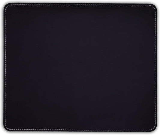 Trim Style – Mauspad Echtleder 32×27 cm – mit Ziernaht & rutschfester Unterseite – Made in Germany